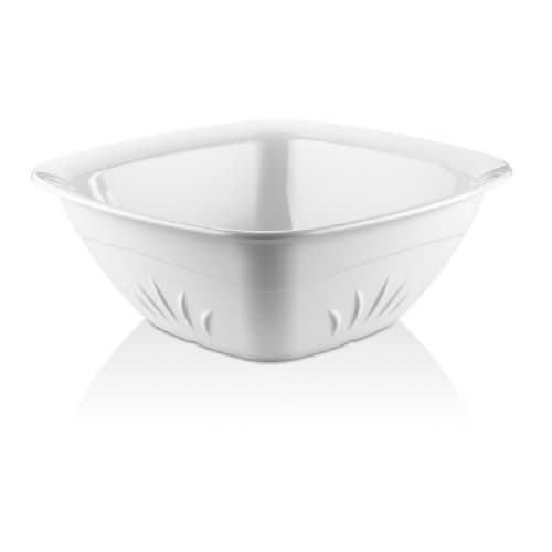 квадратный, белый, рельефный декор