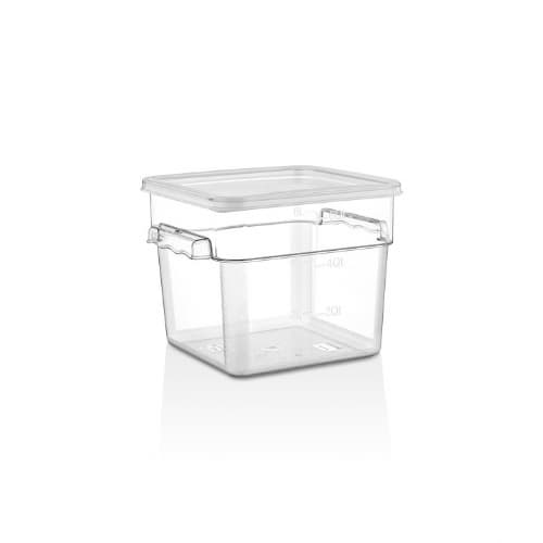 для хранения, квадратный, прозрачный