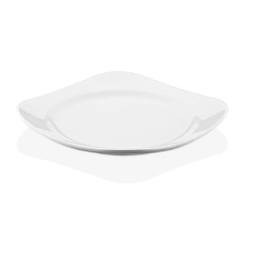 плоская, квадратная, белая