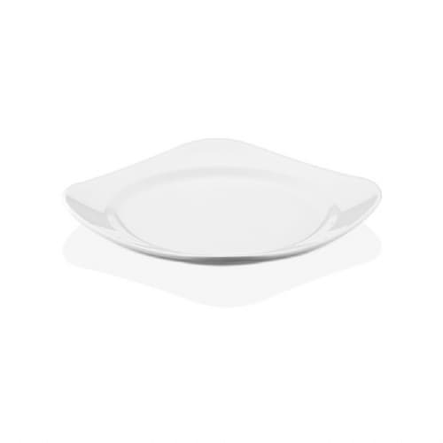 плоская, квадратная, белая