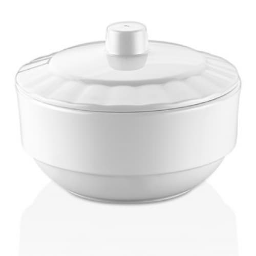 с крышкой, белая