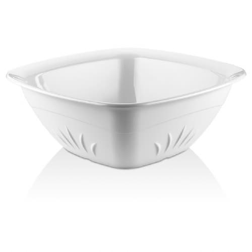 квадратный, белый, рельефный декор