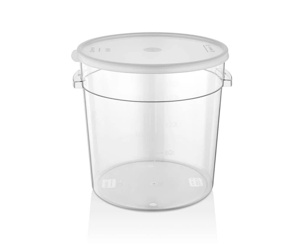 для хранения, круглый, прозрачный