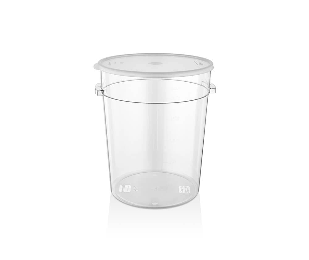 для хранения, круглый, прозрачный