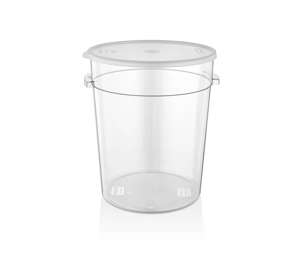 для хранения, круглый, прозрачный