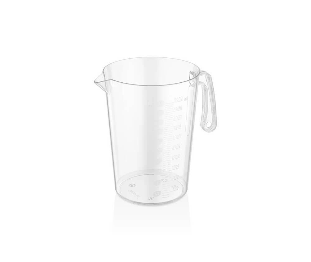 мерный со шкалой, ручкой и носиком