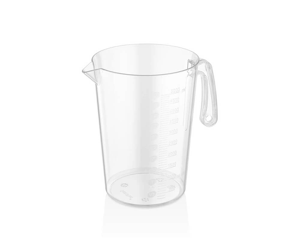 мерный со шкалой, ручкой и носиком