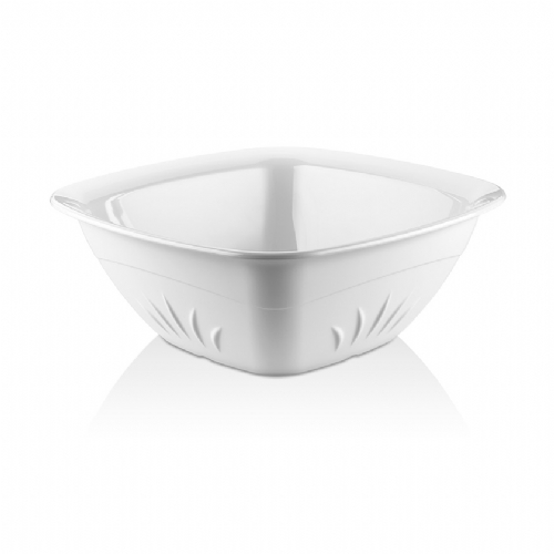 квадратный, белый, рельефный декор