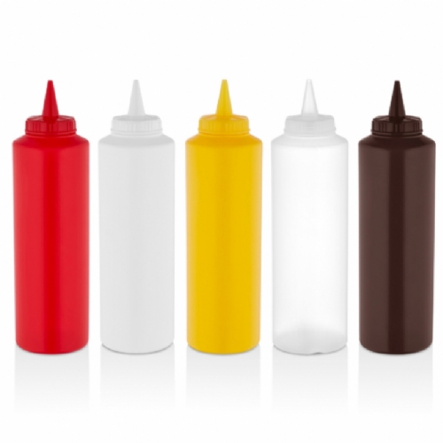 для соуса, цвета: прозрачный, белый, красный, желтый, коричневый