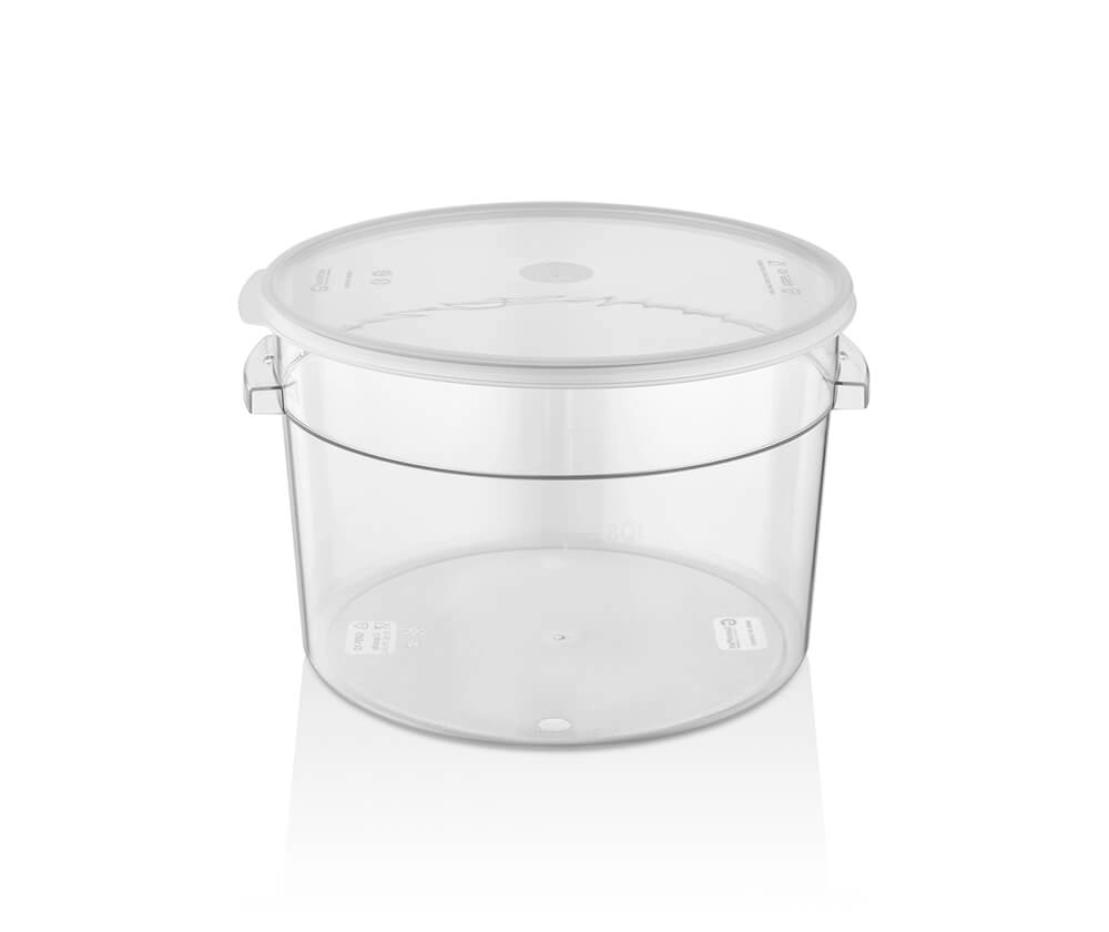 для хранения, круглый, прозрачный