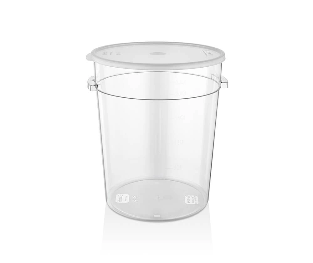 для хранения, круглый, прозрачный