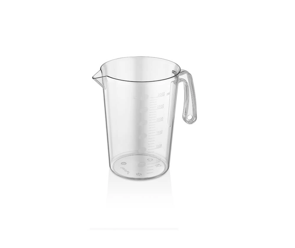 мерный со шкалой, ручкой и носиком